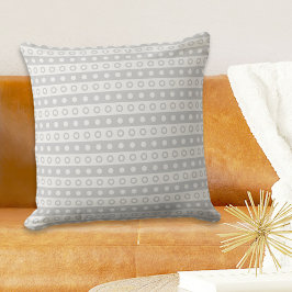 Grey Circles Pillow Kudde