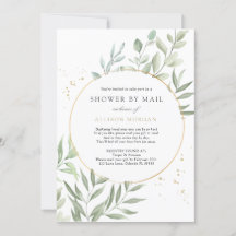 Grey Eucalyptus Baby Shower by Mail