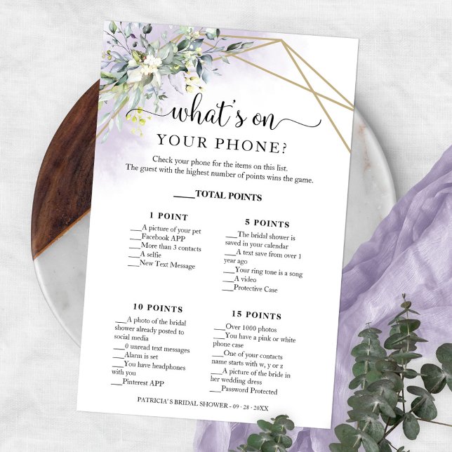 Grey Geometric What is on Your Mobil Flyer (Skapare uppladdad)