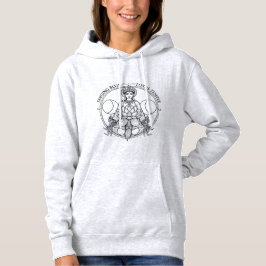 Grey Hoodie, SBLT Goddess and Lotus T Shirt