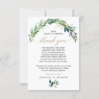 Grey in Lieu of Favors Tack Place Card