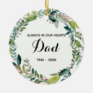 Grey Memory of Pappa Ornament julgåvor