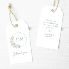 Grey Monogram - tack för dina favoritMärkre i bröl Presentetikett