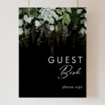 Grey och Guld Löv | Svart gäst Bok-signatur Poster<br><div class="desc">Vi designade denna gröna kraft och guld löv | Svart gäst-signatur bok för att slutföra din enkla och ännu elegant-boho-mottagning. Den har modern grönt och vit eukalyptus löv, fern löv, en självklar blomma och minimal löv av guld. Dessa inslag ge känner sig som en viskös vattenfärgsförändrad skog, perfekt för alla...</div>
