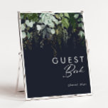 Grey och Guld Löv | Undertecknande av Mörk Guest B Poster<br><div class="desc">Vi designade denna gröna kraft och guld löv | mörk-gäst-bok-signering för att slutföra din enkla, men elegant-boho-mottagning. Den har modern grönt och vit eukalyptus löv, fern löv, en självklar blomma och minimal löv av guld. Dessa inslag ge känner sig som en viskös vattenfärgsförändrad skog, perfekt för alla orustiska, bohemiska bröllop!...</div>