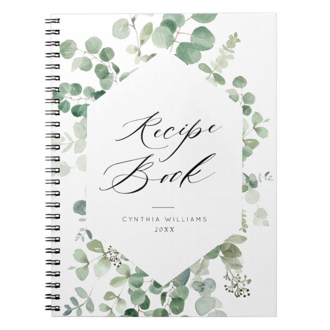 Grey ram Recipe Bok Anteckningsbok (Framsidan)