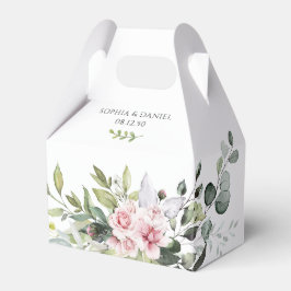 Grey Rosa Wedor Favor Box Presentaskar
