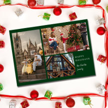 Grey Simple Elegant 3-foto Minimal jul