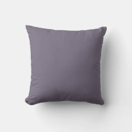 Grey Soft Purple,Solid ,Modern Throw Pillow Kudde