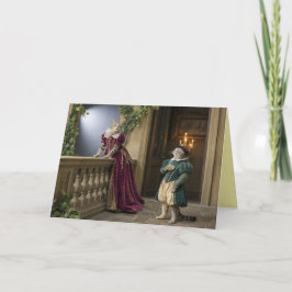 Grey Tabby Valentine Card Helgkort