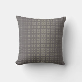 Grey tonal modern throw pillow kudde