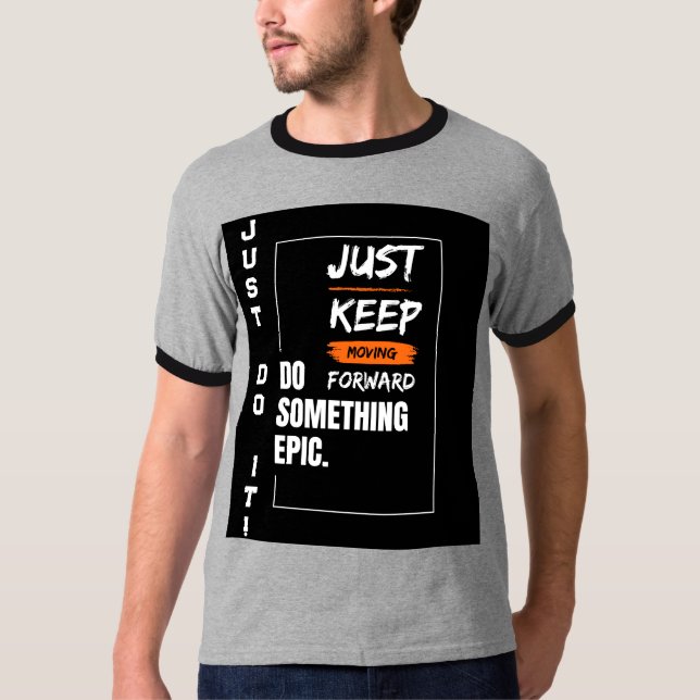 Grey Vibe T Shirt (Framsida)