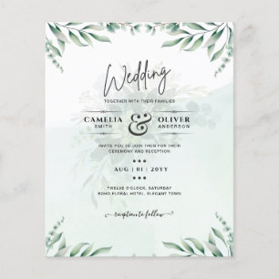 Grey Wedding Website OSA QR CODE Flygblad
