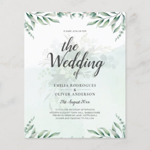 Grey Wedding Website OSA QR CODE Flygblad