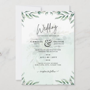 Grey Wedding Website OSA QR CODE Inbjudningar