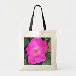 Greyforaday Lila Blommigt Tote Tygkasse