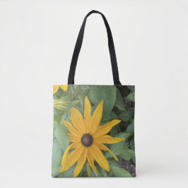 greyforaday Yellow Floral Tote Tygkasse
