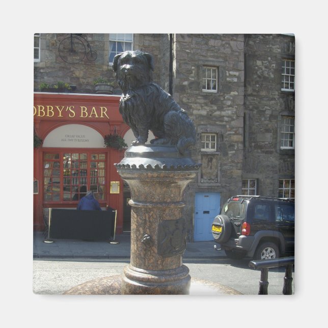 Greyfriars Bobby Edinburgh Magnet (Framsidan)