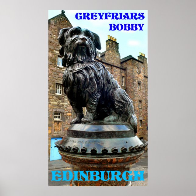 Greyfriars bobby edinburgh poster (Framsidan)