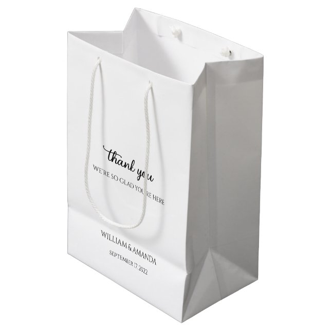 GreyGarden Gift Bag White (Framsidan Vinklad)