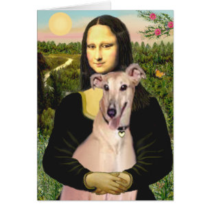 Greyhound 2 - Mona Lisa Hälsningskort