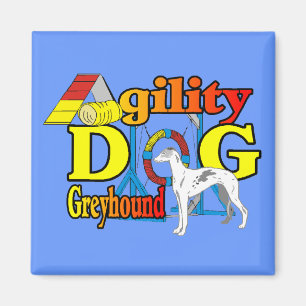 Greyhound_Agilitet Magnet