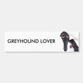 GREYHOUND ÄLSKARE BILDEKAL