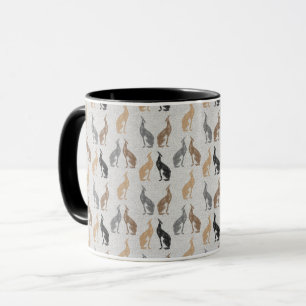Greyhound Älskare-kaffe Mugg