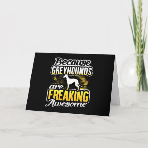 Greyhound är att frysa Fantastisk Greyhound T-Shir Tack Kort