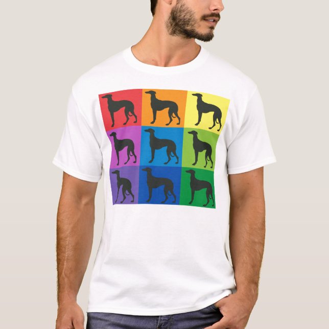 Greyhound Art T-Shirt (Framsida)