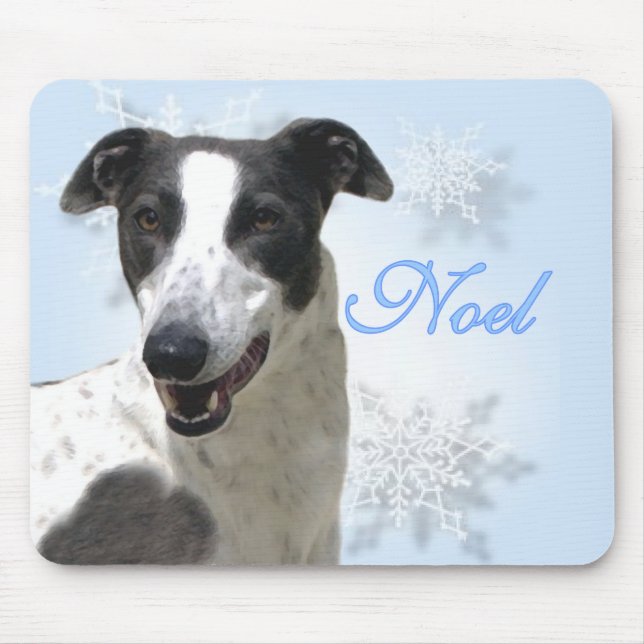 Greyhound Black & White Noel2 Musmatta (Framsidan)