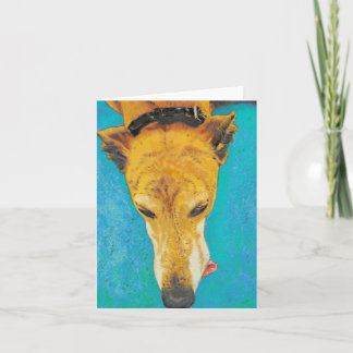 Greyhound Blank Card ETS ETS Kort