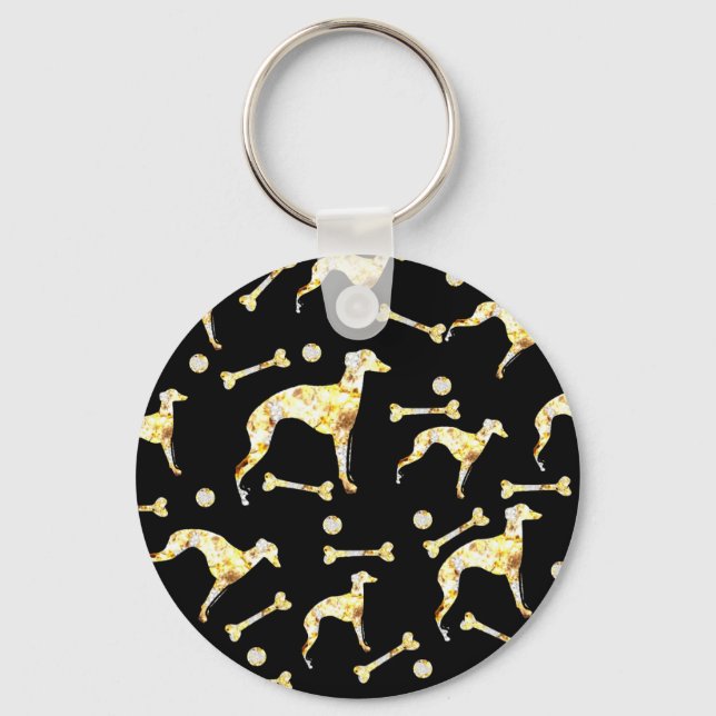 GREYHOUND BLING NYCKELRING (Framsida)