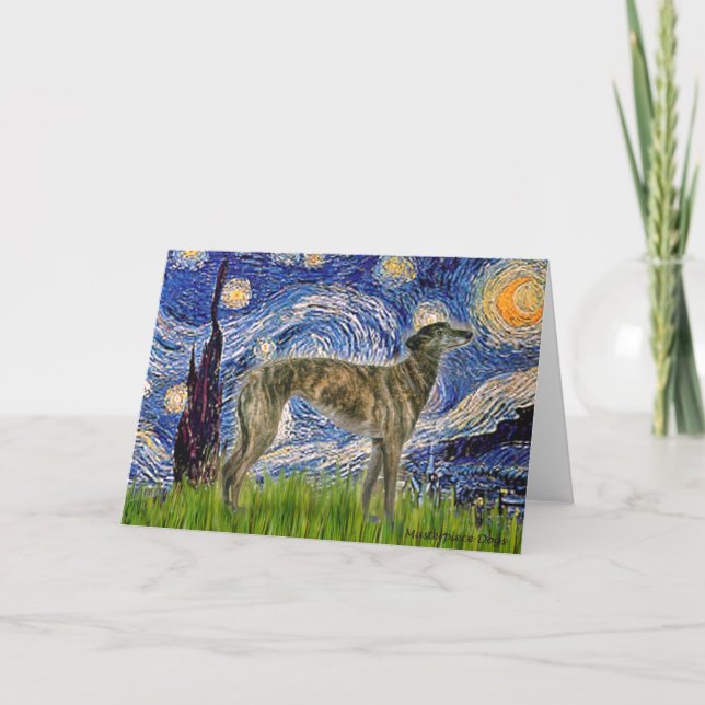 Greyhound (br2) - Stjärnkväll Kort (Framsida)