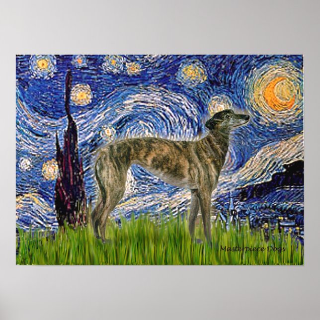 Greyhound (br2) - Stjärnkväll Poster (Framsidan)