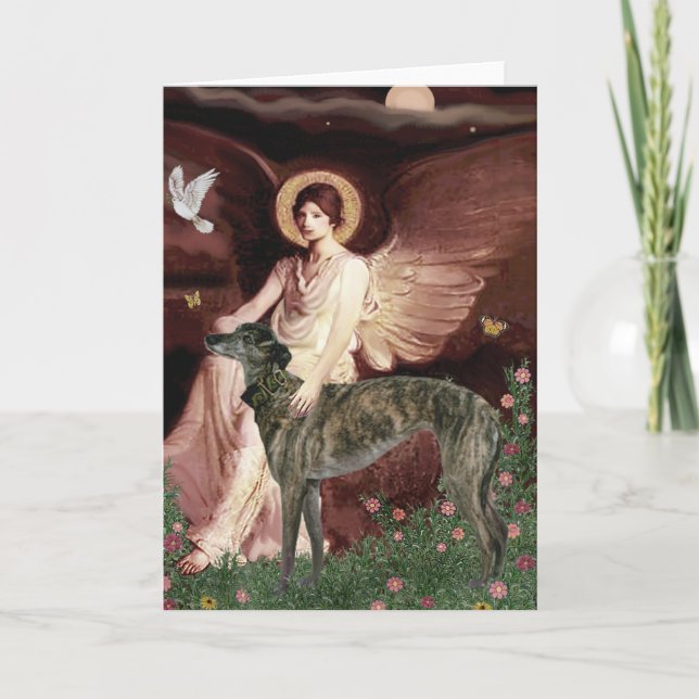 Greyhound (br) - Seated Angel Kort (Framsida)