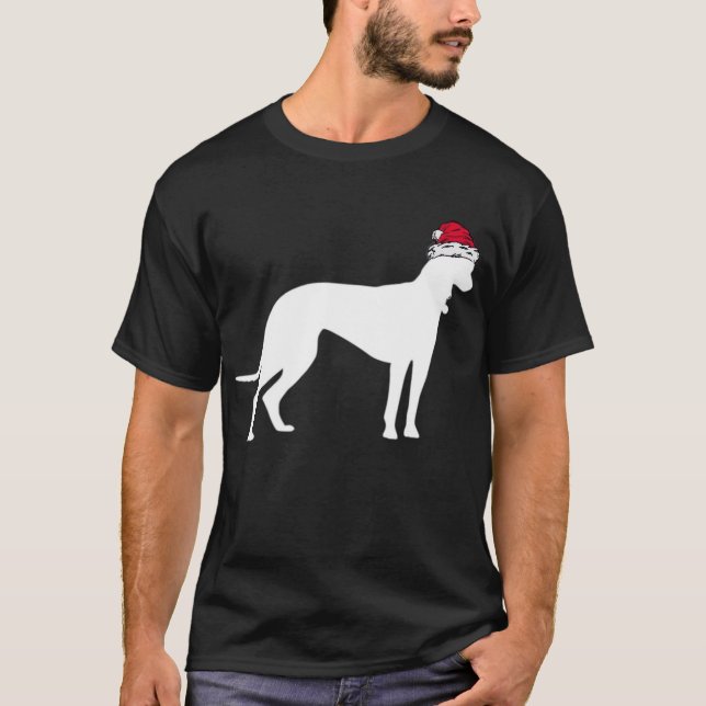 Greyhound Christmas Essential T-Shirt (Framsida)