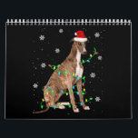 greyhound christmas ljuv, fin, grå hund kalender<br><div class="desc">greyhound christmas ljuv,  fin,  grå hund</div>