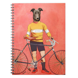 Greyhound Cyclist 2 Anteckningsbok