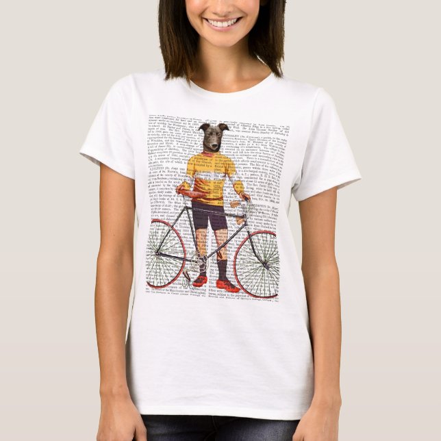 Greyhound Cyclist T-shirt (Framsida)