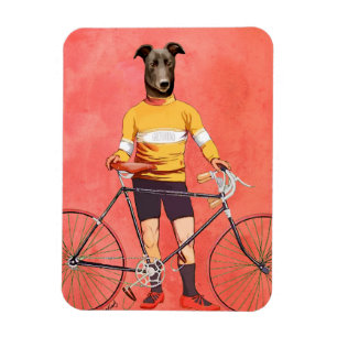 Greyhound Cyklista 2 Magnet