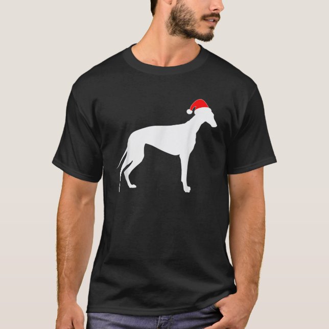 Greyhound dog lovers owner christmas gifts t shirt (Framsida)