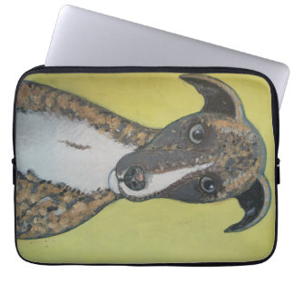 Greyhound Dog Neoprene Laptop Sleeve 13"