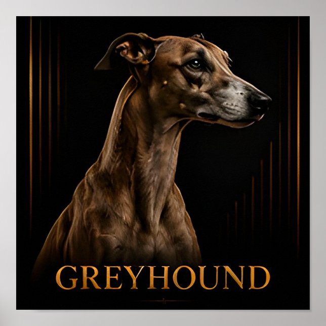 Greyhound Elegant Speed Collection Poster (Framsidan)