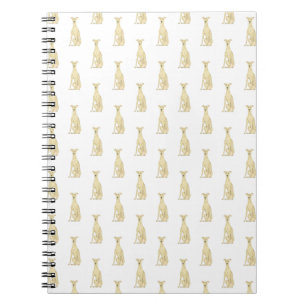 Greyhound (Fawn Tan) Anteckningsbok