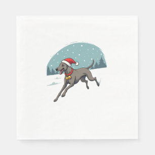 Greyhound Festive Sprint hund Pappersservett