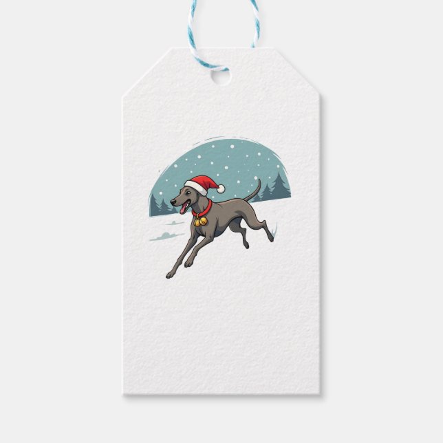 Greyhound Festive Sprint Presentetikett (Framsidan)