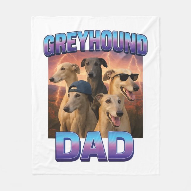Greyhound Fleecefilt (Framsidan)