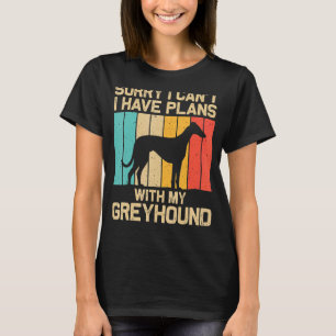 Greyhound För manar Women Italy Greyhound Rädding T Shirt