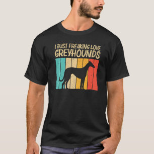 Greyhound För manar Women Italy Greyhound Rädding T Shirt
